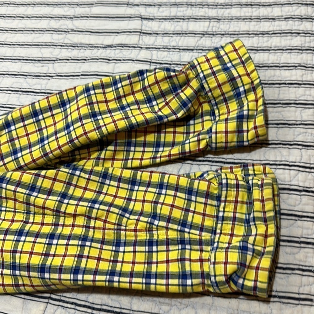 😊Ralph Lauren Men's Multi Color Double Lined Plaid Button-Down Shirt M - Picture 13 of 16